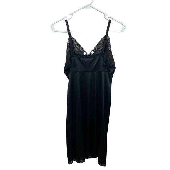 Vintage Body Lite Black Full Slip Size 34/12‎ - Picture 3 of 15